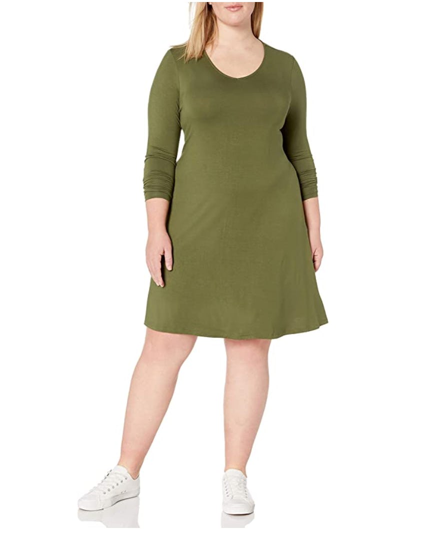 Daily Ritual Jersey V-Neck Dress