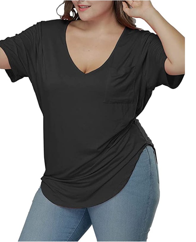 ALLEGRACE Scoop Neck T-Shirt