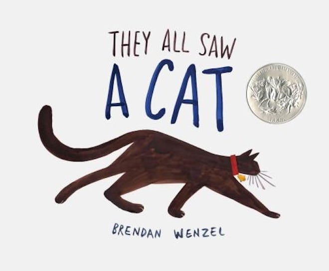 'They All Saw A Cat' written and illustrated by Brendan Wenzel