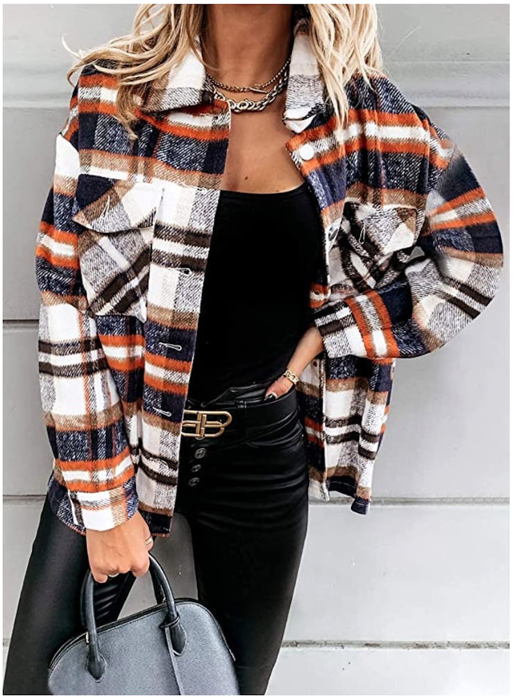 Dokotoo Corduroy Button Down Shacket