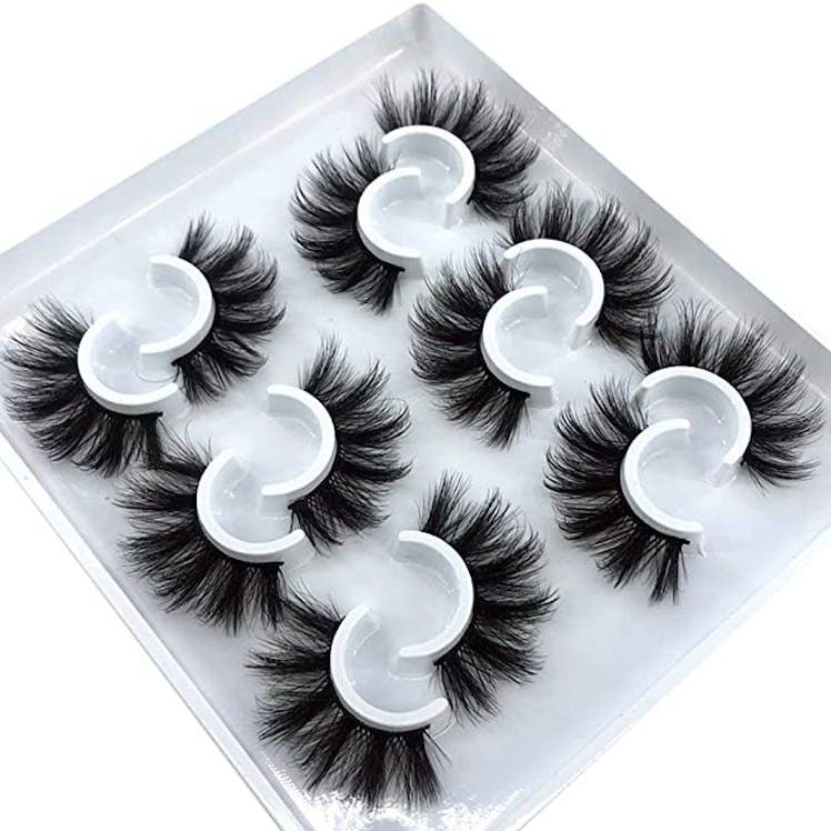 HBZGTLAD Fluffy False Eyelashes (6 Pairs)