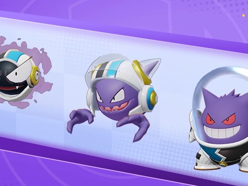 Pokémon Unite cross-progression update Gengar costumes