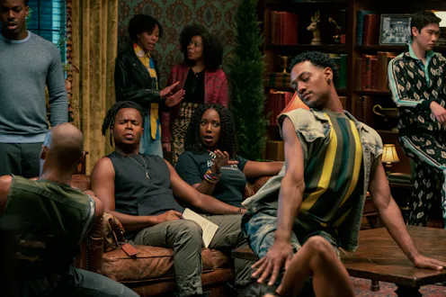 MARQUE RICHARDSON as REGGIE GREEN and ASHLEY BLAINE FEATHERSON as JOELLE BROOKS in the fourth and f...