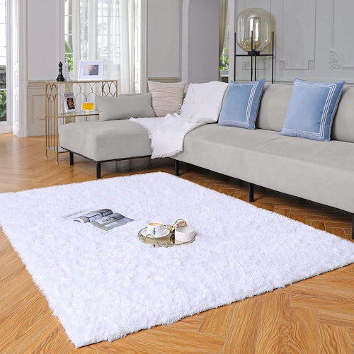 Yome White Area Rug