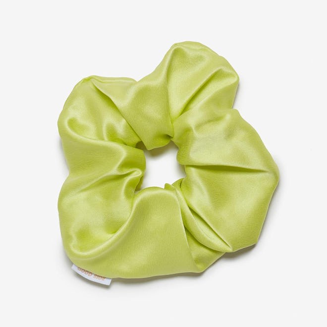 The Chartreuse Jumbo Silk Scrunchie