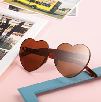Maxdot Heart-Shape Sunglasses