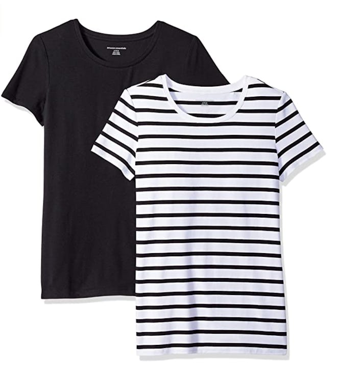 Amazon Essentials Women’s Crewneck T-Shirt (2-Pack)