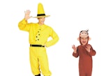 cute mother son halloween costume idea: man in the yellow hat costume for adults and curious george ...
