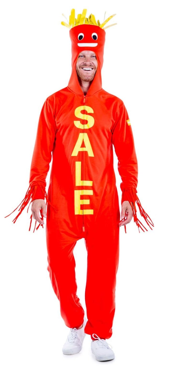 This air dancer onesie is one funny Halloween costume choice for men.