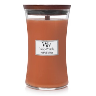 Large Hourglass Candle, Pumpkin Butter