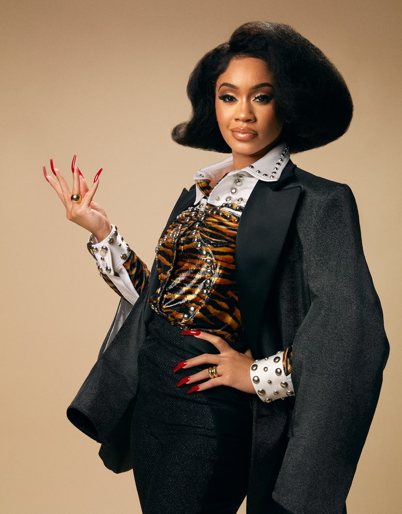 The rapper Saweetie hosting Netflix's sex-ed comedy special 'Unzipped.'