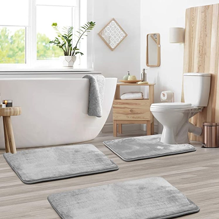 Clara Clark Bathroom Rugs (3-Pack)