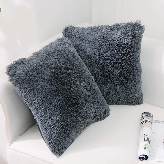 NordECO HOME Luxury Faux Fur Pillow Cover