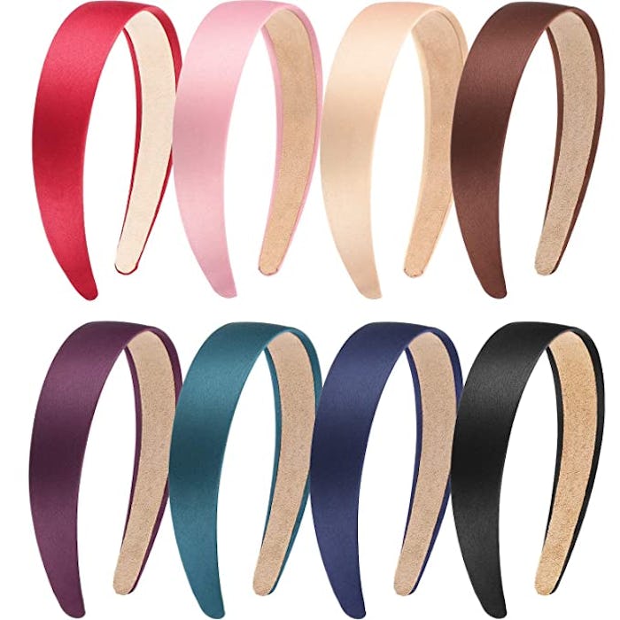 Blulu Satin Headbands (8-Pack)