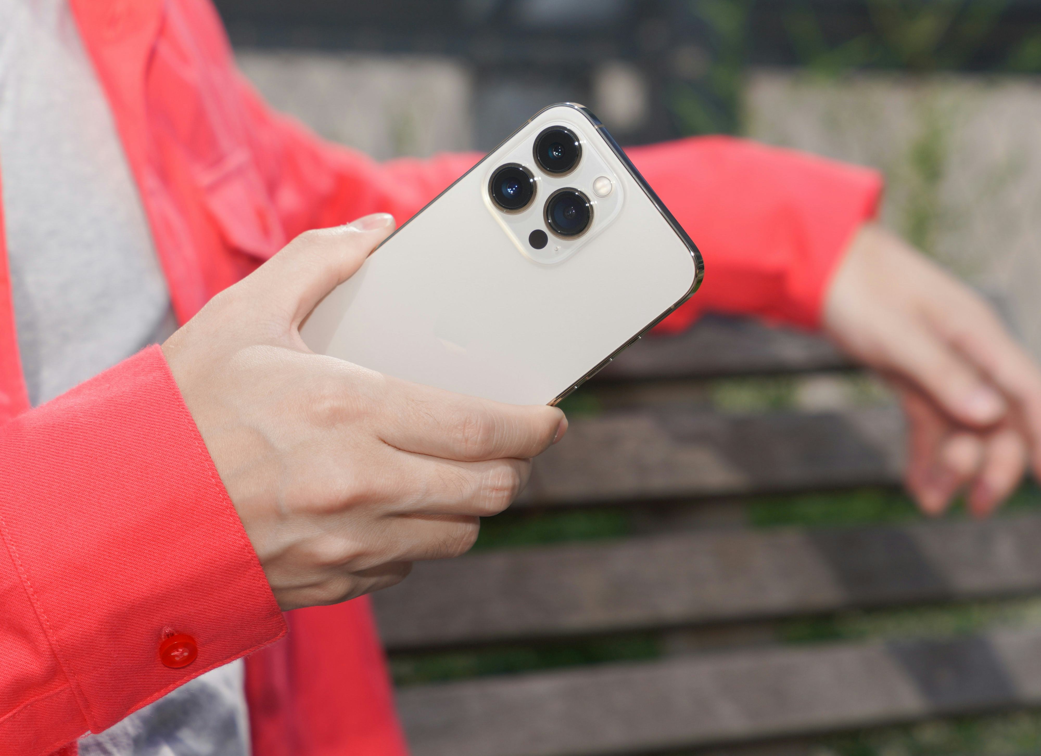 Back of the iPhone 13 Pro.