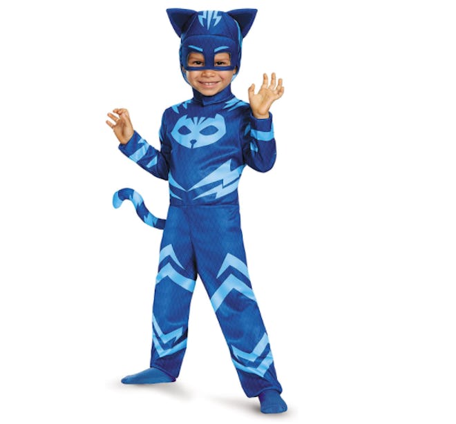 Child wearing a Catboy costume