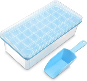 Yoove Ice Cube Tray With Lid and Bin 