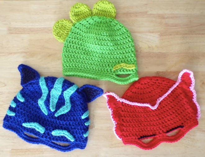 PJ Mask crochet pattern masks