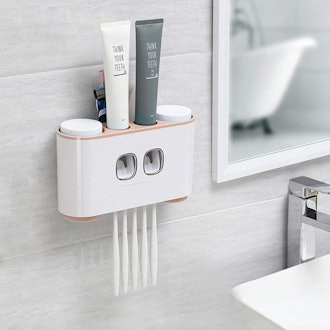 WREWING Multi-Function Wall-Mounted Toothpaste Dispenser 