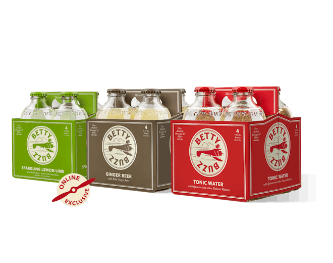 Tonic Water, Ginger Beer, and Sparkling Lemon Lime Variety 12-Pack