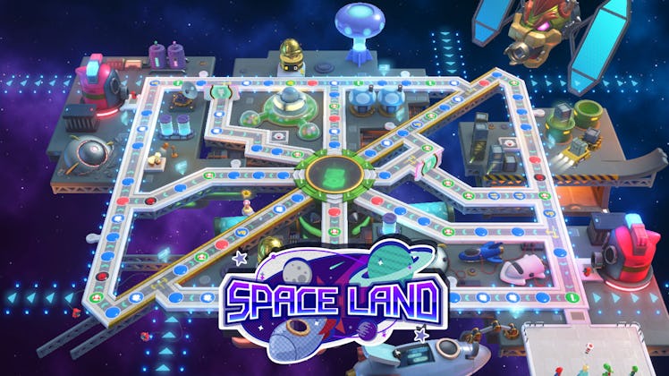 mario party superstars space land