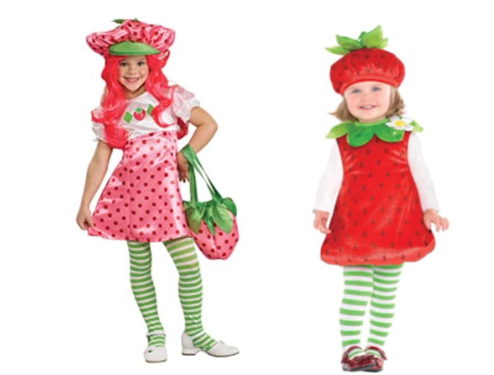 strawberry shortcake halloween costumes for kids