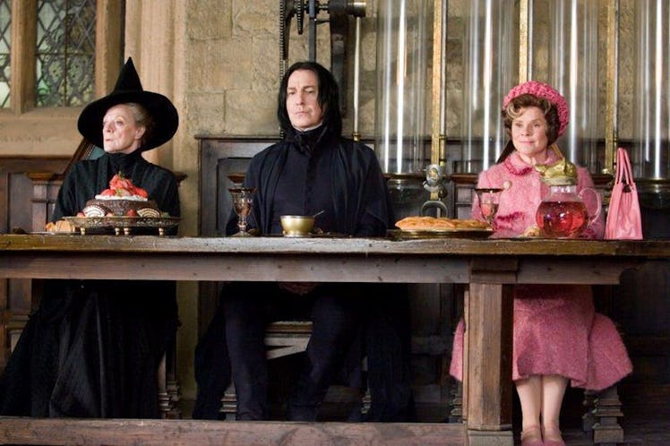 Maggie Smith, Alan Rickman, Imelda Staunton in the Harry Potter franchise