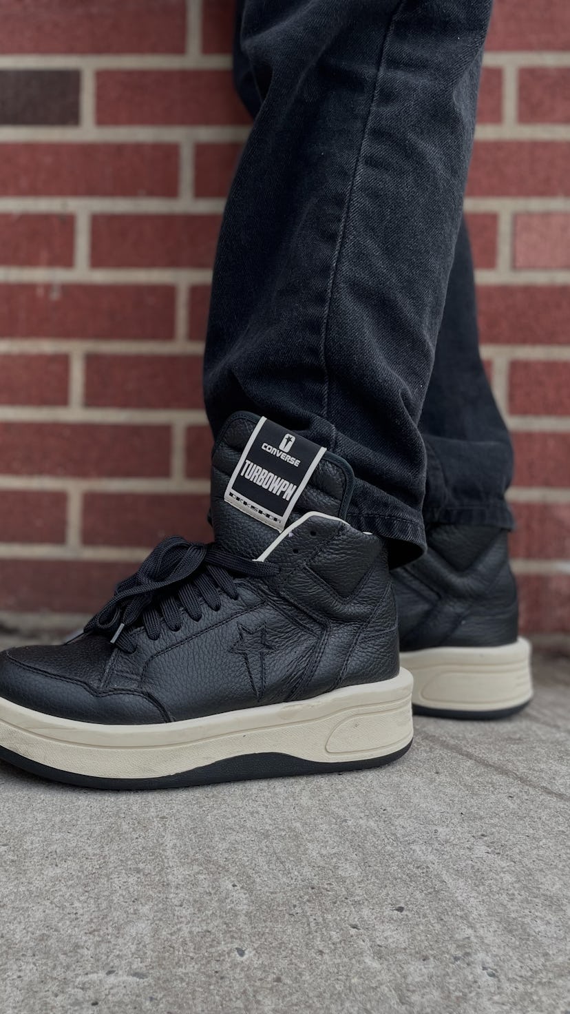 Rick Owens Converse DRKSHDW TURBOWPN