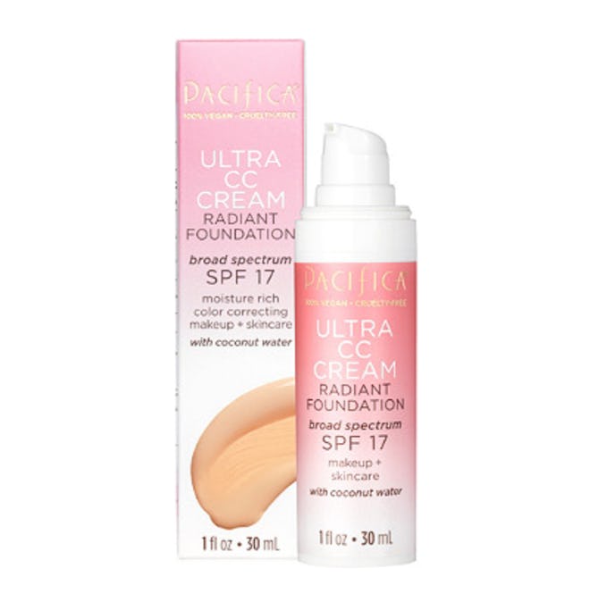 Pacifica Ultra CC Cream Radiant Foundation With 100% Physical Broad Spectrum SPF 17