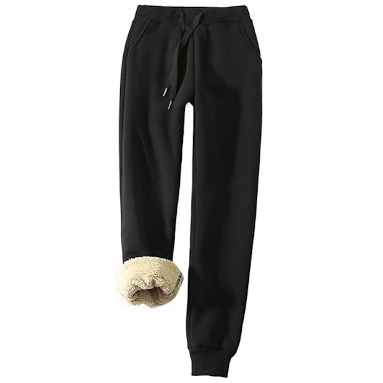 Yeokou Sherpa Lined Jogger Pants