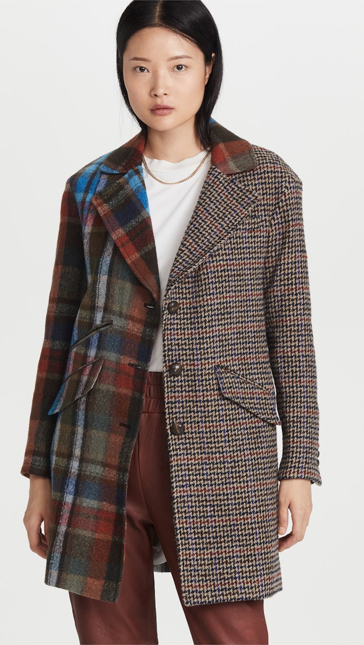 India Patchwork Dickey Coat 