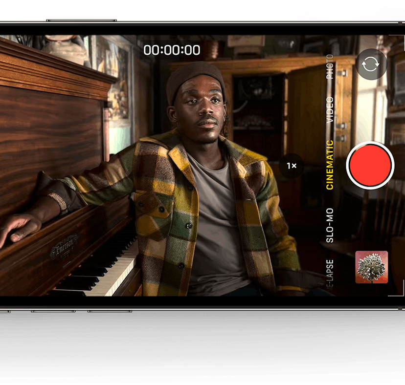 Here's how you can film in Cinematic mode and set focus.