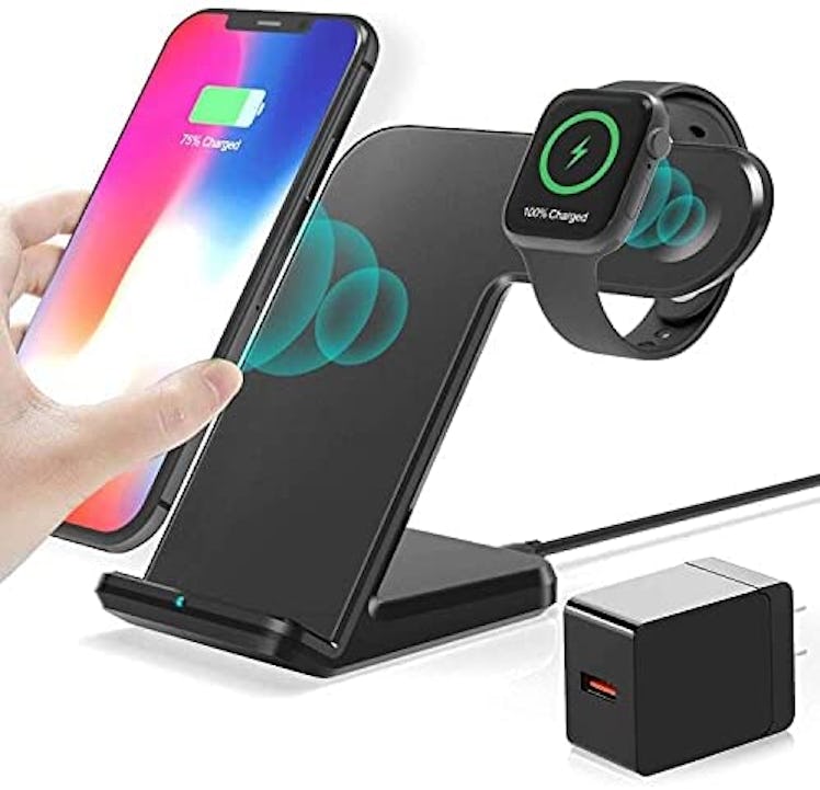 HUOTO 2 in 1 Wireless Charging Dock