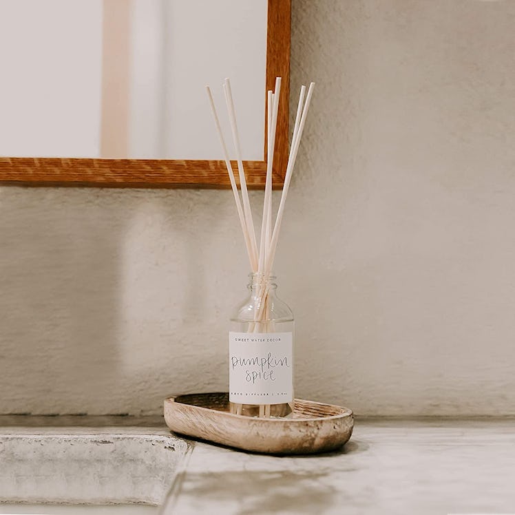 Sweet Water Decor Pumpkin Spice Reed Diffuser Set