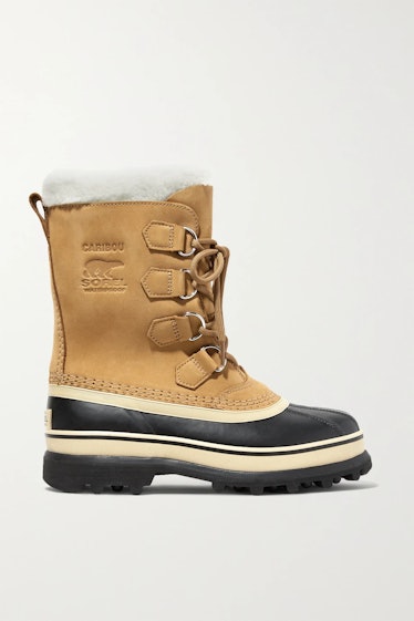 SOREL's fleece-trimmed rubber snow boots. 