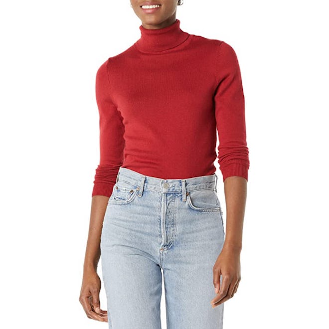 Amazon Essentials Lightweight Turtleneck Sweater