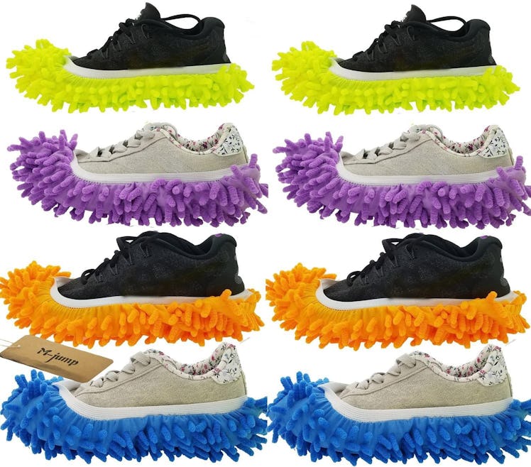 M-jump Duster Mop Slippers (4 Pairs)