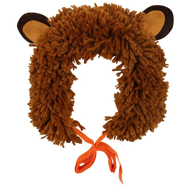 Image of a kid's lion's-mane headband from Meri Meri. 