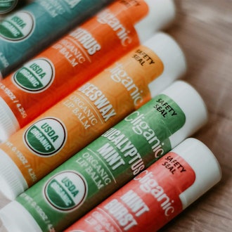 Cliganic USDA Organic Lip Balm Set (6 Pack)