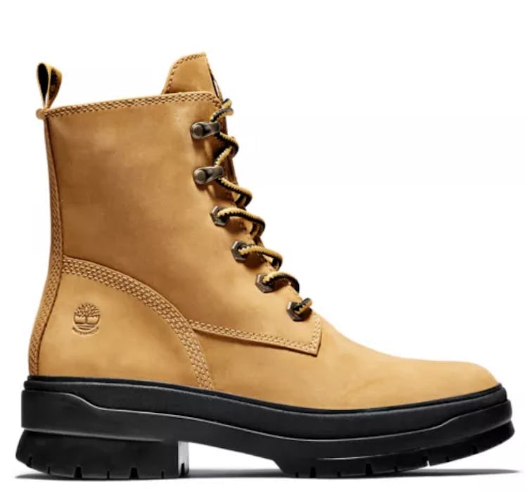 Timberland's lace-up boots. 