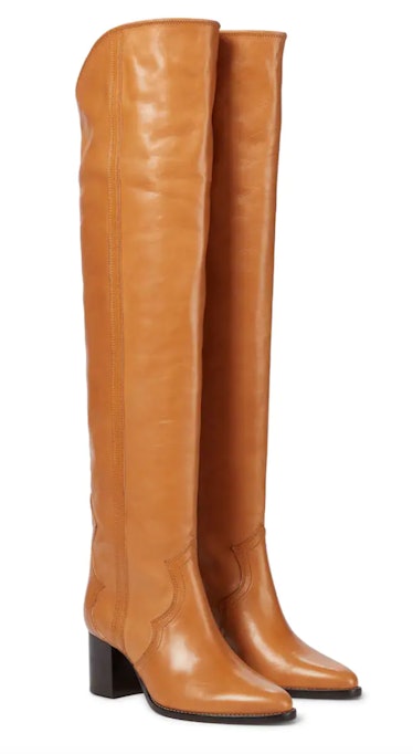 Isabel Marant's over-the-knee leather boots. 