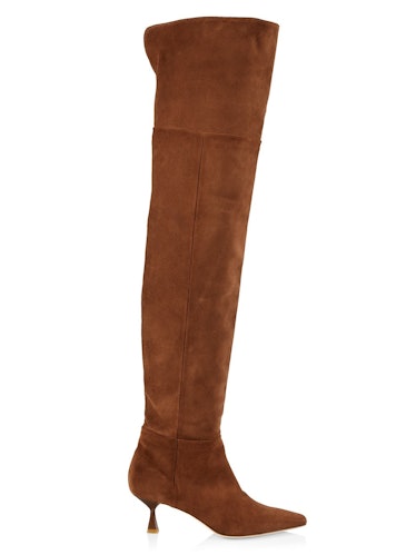 Brother Vellies suede over-the-knee boots. 