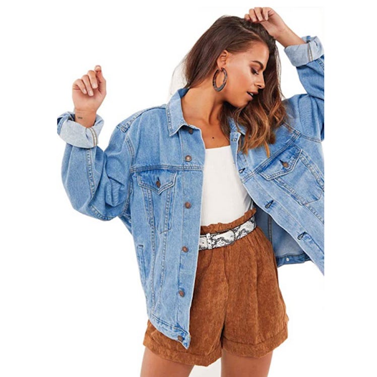 Justalwart Oversized Denim Jacket