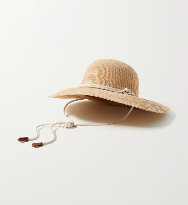 Rag & Bone Kate Rope-Trimmed Straw Hat