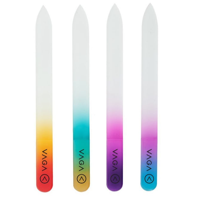 VAGA Crystal Glass Nail File (4 Pack)