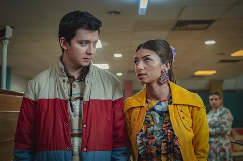 Otis (Asa Butterfield) and Ruby (Mimi Keene) in 'Sex Education' Season 3