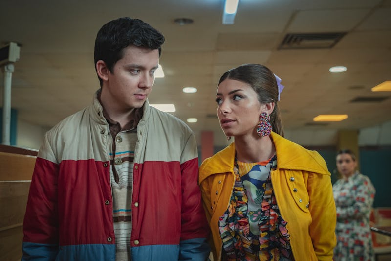 Otis (Asa Butterfield) and Ruby (Mimi Keene) in 'Sex Education' Season 3