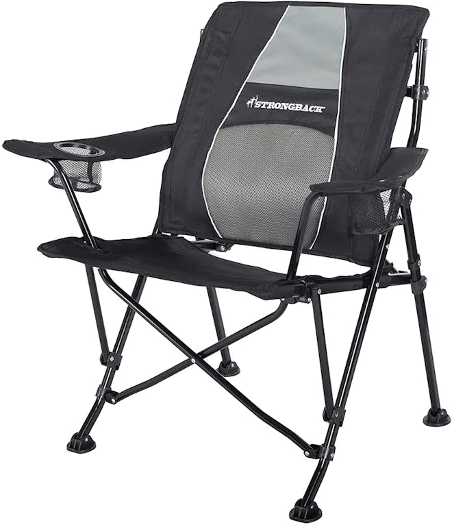 STRONGBACK Guru Folding Camp Chair With Lumbar Support