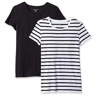 Amazon Essentials Classic-Fit Short-Sleeve Crewneck T-Shirt (2 Pack)