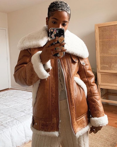 shearling coat